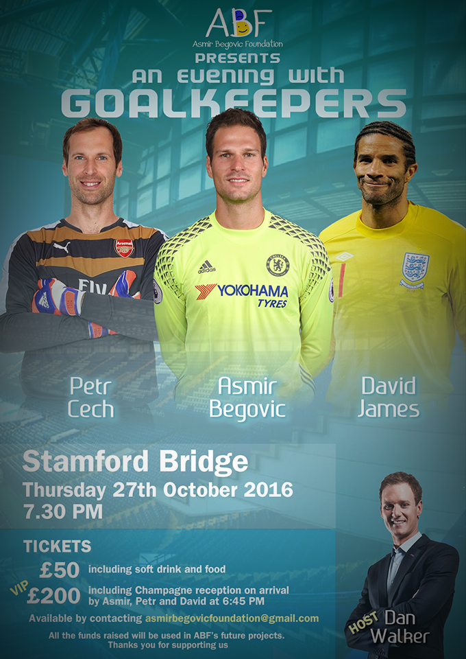 ABF Evening with goalkeepers poster